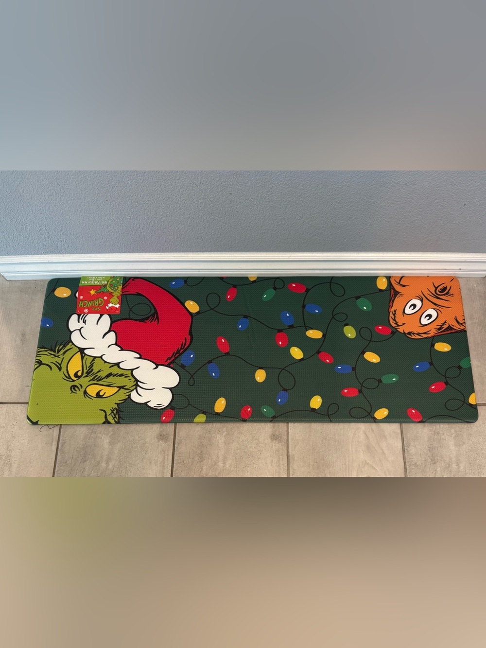 The Grinch Christmas Kitchen Anti Fatigue oversized 18x48
